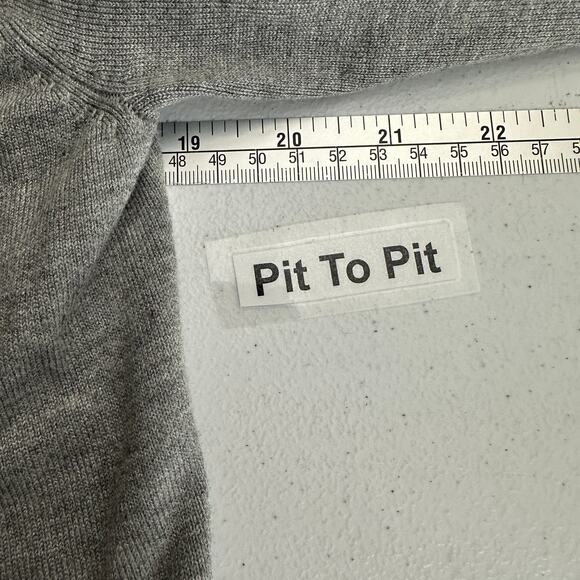 IB Diffusion Womens Cardigan Sweater Size L Gray Rosettes Classic Feminine‎ - Picture 5 of 7